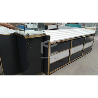 Monomer Design Glass Watch Cabinet Display For Stores EPE Cotton Packaging