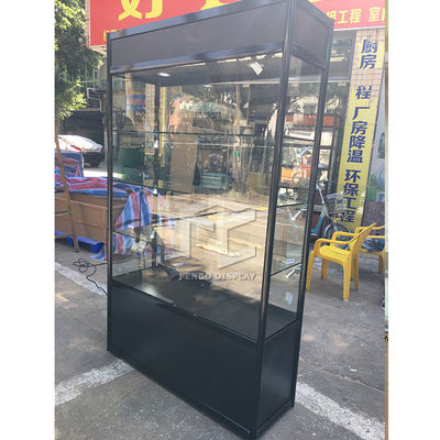 4PCS Shelves Store Glass Display Case 1000*400mm Powder Coated