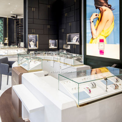 ODM Watch Shop Countertop Glass Display Case 10mm Tempered Glass