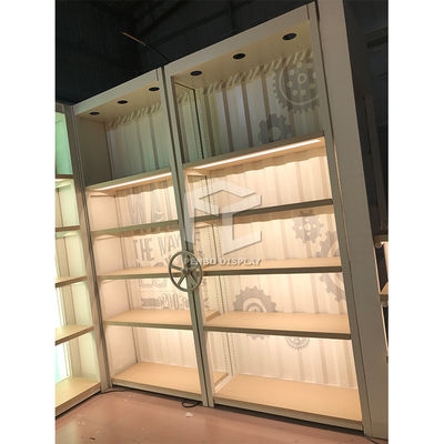 Modern Shoe Display Racks Electroplate Interior Layout Design Shoe Shop Fittings
